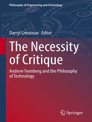 cover image of The Necessity of Critique